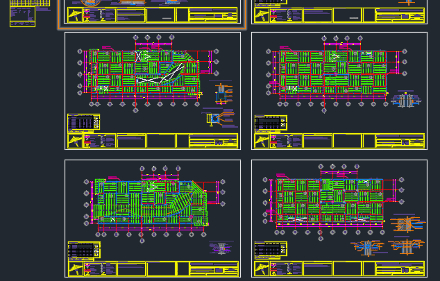 Offices structures FREE DWG
