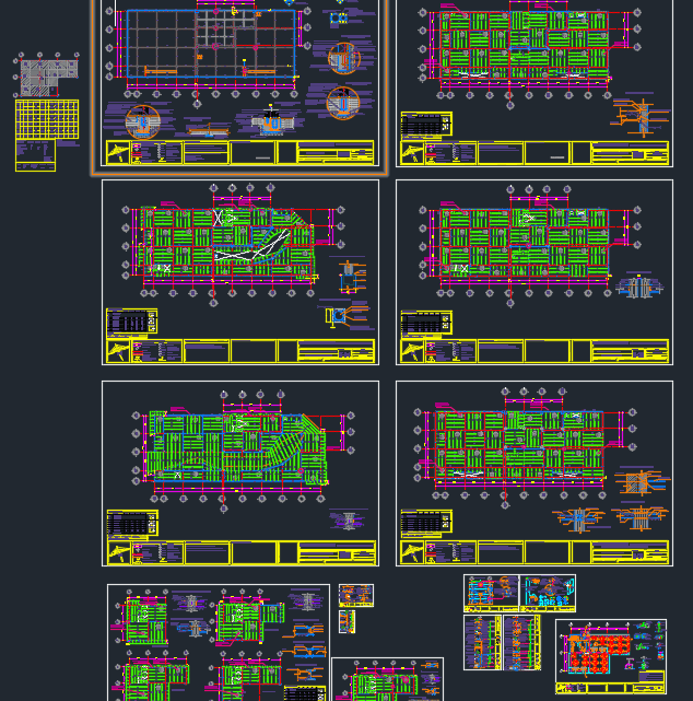 Offices structures FREE DWG