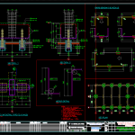 Pile cap details free dwg