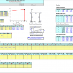 Portal Rigid Plane Frame analysis spreadsheet