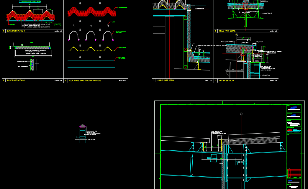 Press Building Panel Detail Free DWG