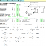 Prestressed Composite Section Design Spreadsheet