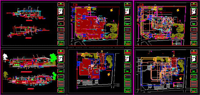 Restaurant recreational free dwg