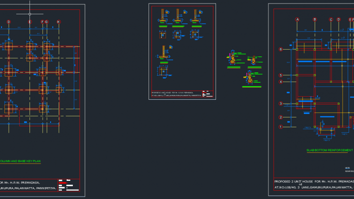 Slab Bottom Reinforcement Free Drawing