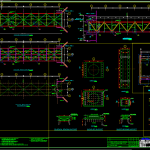 Steel Bridge details Free DWG