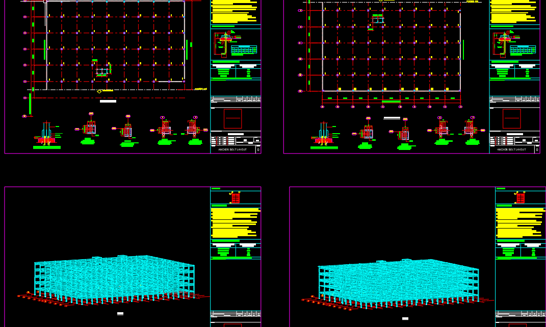 Steel Building Free DWG