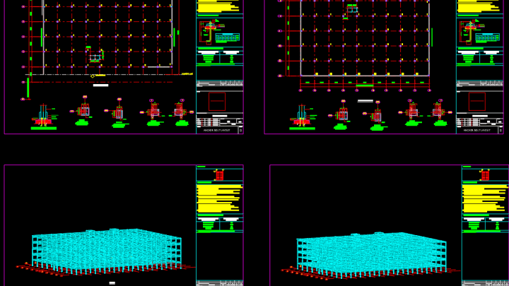 Steel Building Free DWG