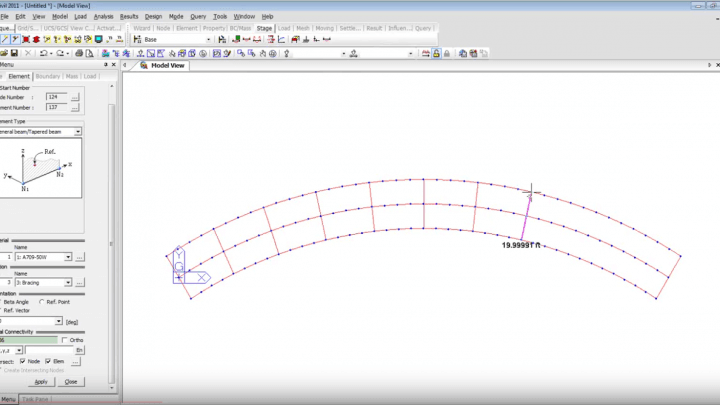 Steel Composite Curved Girder Bridge Design MIDAS