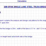 Steel Truss Bridge Design Report