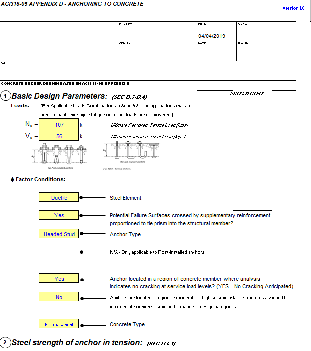 32 Best Aci 318 appendix d design example for New Project