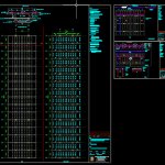Bridge Cross Section and Beam Layout Free DWG