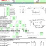 Bridge Design for Prestressed Concrete Spreadsheet