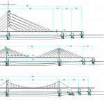 Cable-stayed Bridges free DWG