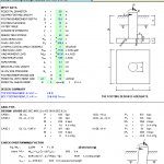 Deep Footing Design Spreadsheet