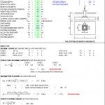Plain Concrete Footing Design Spreadsheet