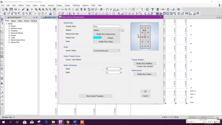 10 Storied Building Design in Etabs – (Part 06)