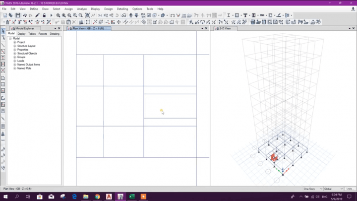 10 Storied Building Design in ETABS (Part 02)