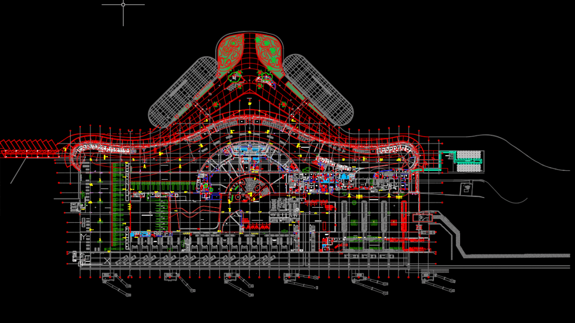 Airport Layout Plan Autocad Drawing