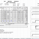 Bar Bending Schedule Raft Foundation