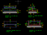 Bridge Abutment Details Autocad Drawing