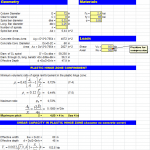 Column Shear Calculation Spreadsheet