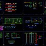 Concrete Bridge Reinforcement Details Autocad Drawing