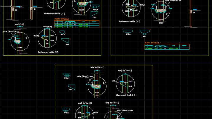 Corbel Details Free autocad Drawing