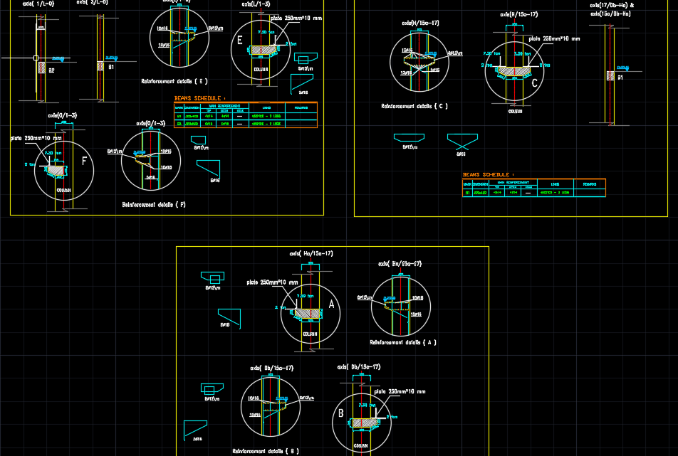 Corbel Details Free autocad Drawing