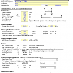 Crane Beam Design Spreadsheet