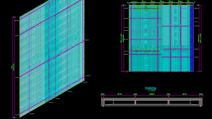 Deck Slab Reinforcement Details Autocad Drawing