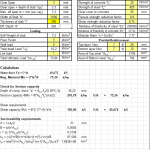 Design of Cantilever Slab Spreadsheet