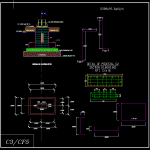 Details of Footing Autocad Drawing