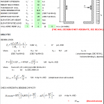 Elevator Masonry Wall Design Spreadsheet