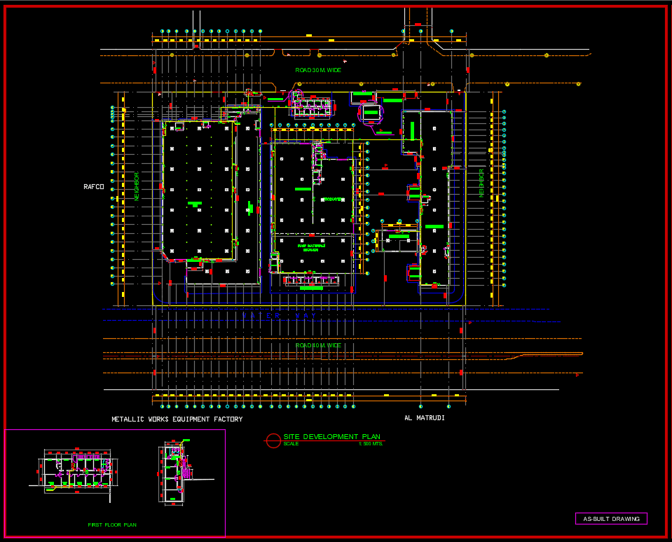 Fire Fighting System Layout Free Drawing