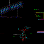 Hinge Slab Detail Autocad Drawing