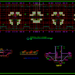 Raft Foundation Concrete Details Free Autocad Template