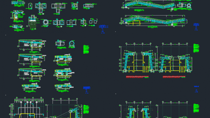 Roof Truss Structure Free Drawing