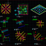 Skylight Plan and sections details Free Autocad