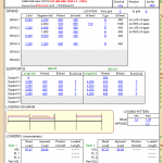 Spine Beam Subframe Analysis Spreadsheet