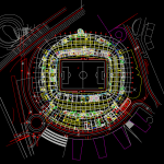 Stadium Layout Plan Free Drawing