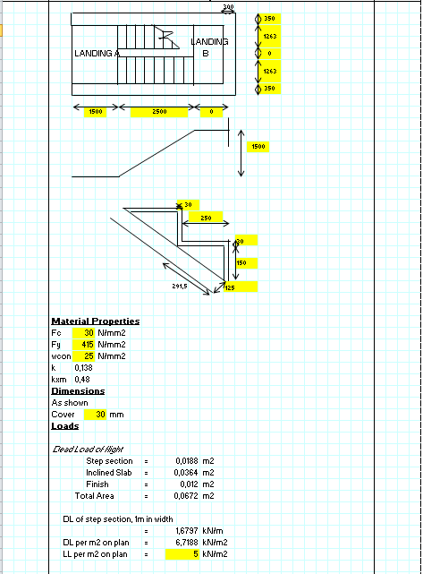 Staircase Design Spreadsheet