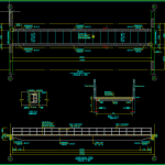 Steel Bridge Details Autocad Drawing