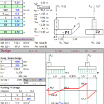 Strap Footing Design Spreadsheet