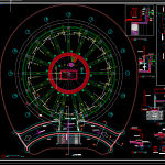 Structural Ground Floor Details Autocad Drawing