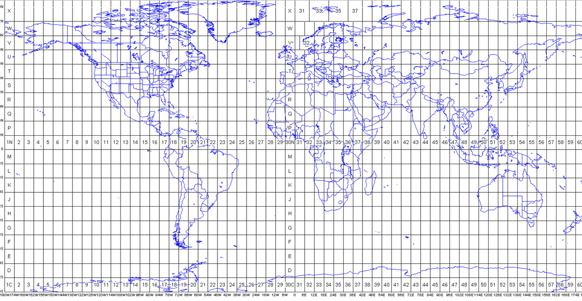 Survey Map Projections Spreadsheet