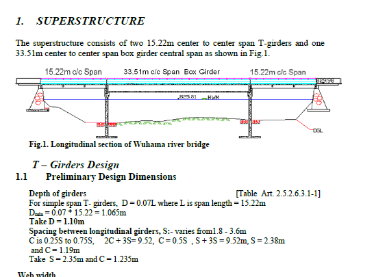 T-Girder Design Example Note