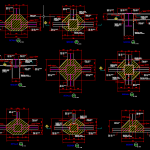 Web Girder Anchorage Autocad Free Drawing