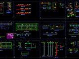 Concrete Bridge Reinforcement Details Autocad Drawing