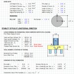 Design of 2-Column Bent Pier on Bored Pile Foundation Spreadsheet