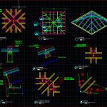 Skylight Plan and sections details Free Autocad